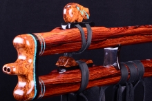 Cocobolo Native American Flute, Minor, Mid F#-4, #H31Ca